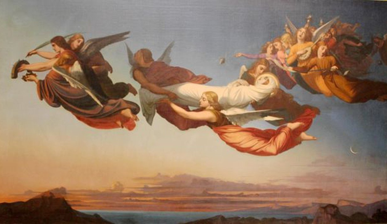 Transportée par les Anges Catherine d'Alexandrie