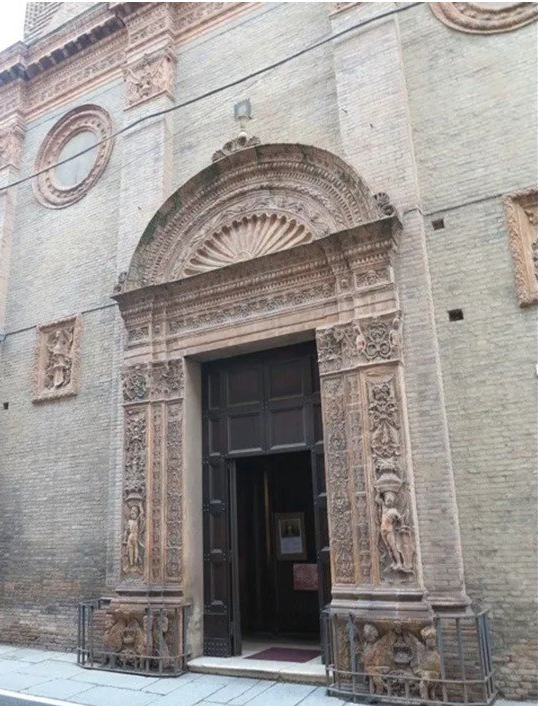 Entrée du couvent Catherine de Bologne horizon-spirituel.com