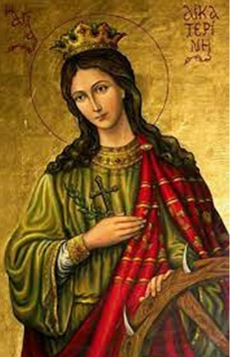 Icone Catherine d'Alexandrie horizon-spirituel.com