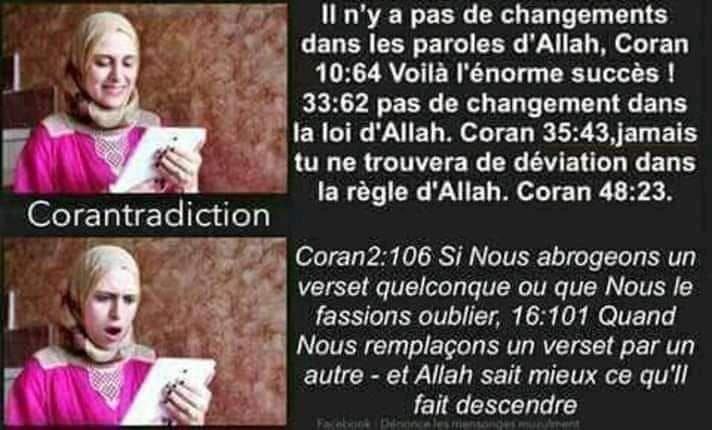 la contradiction partout Islam horizon-spirituel.com