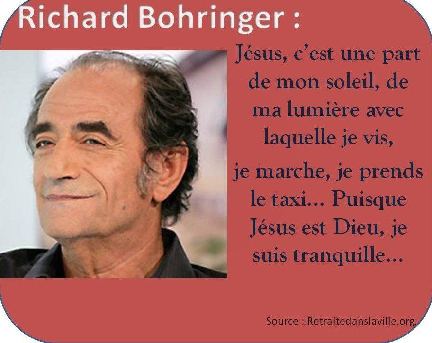 Simple et vrai Richard Bohringer horizon-spirituel.com