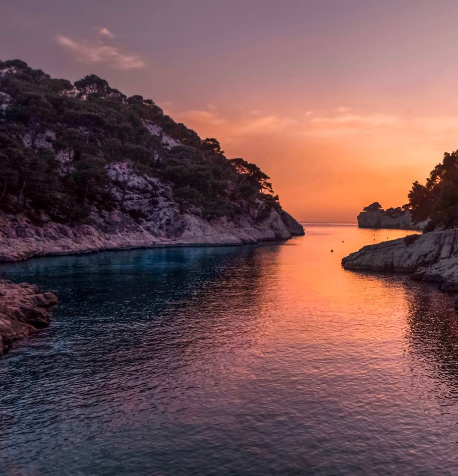 Instant magique Calanque de Port-Pin horizon-spirituel.com