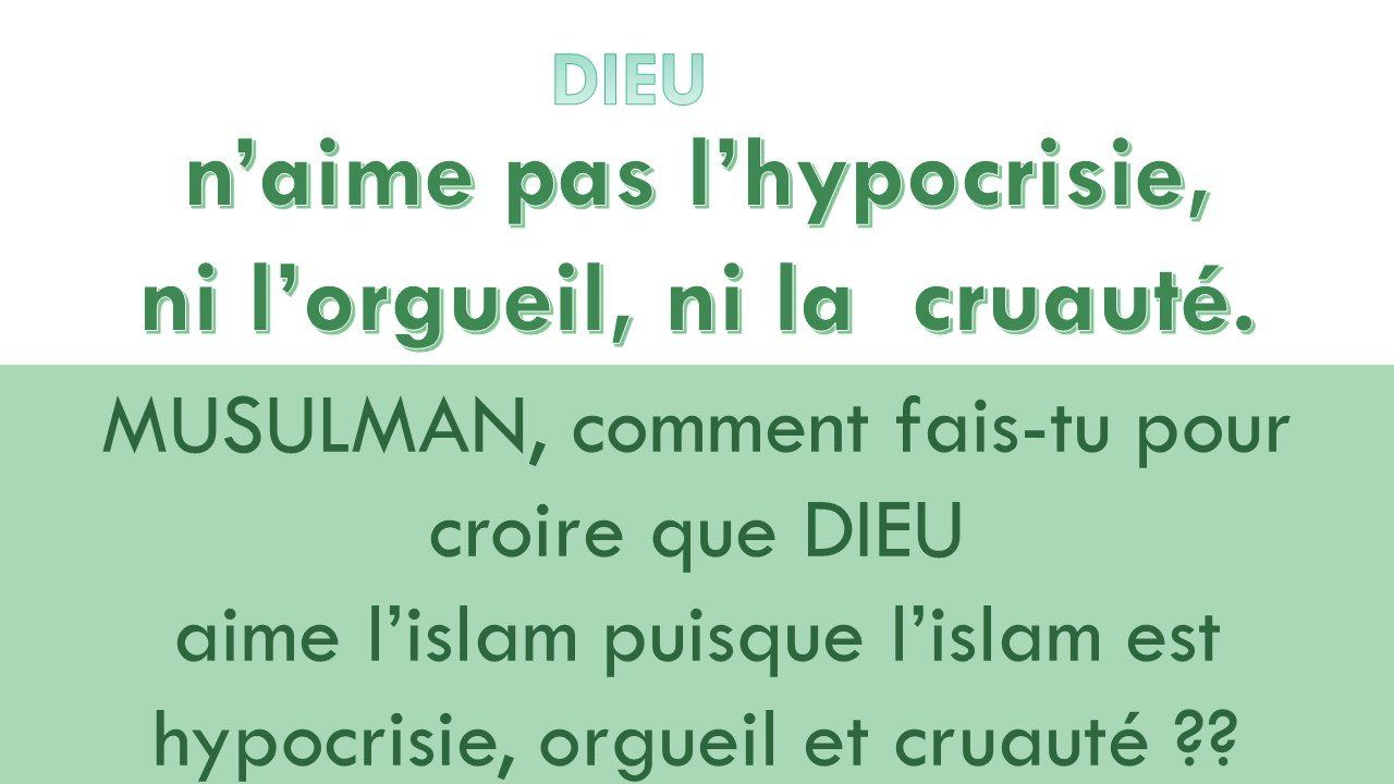 Réfléchir, une saine activité Dieu n'aime pas horizon-spirituel.com