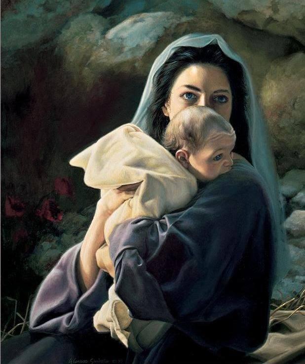 rêve sublime : l'admirer... Marie et le Divin enfant horizon-spirituel.com