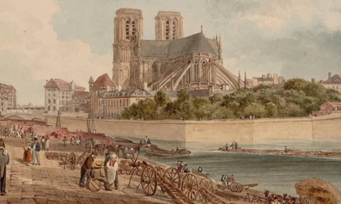 Notre Dame de Paris bordure de Seine Notre Dame de Paris horizon-spirituel.com