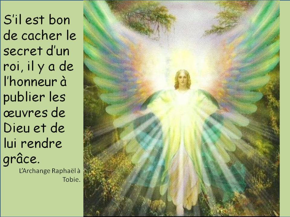 Rendre Grâce à Dieu pour ses merveilles Archange Raphael Horizon-spirituel.com