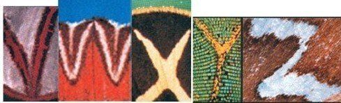 ailes calligraphies Lettres de l'alphabet sur ailes de papllons horizon-spirituel.com