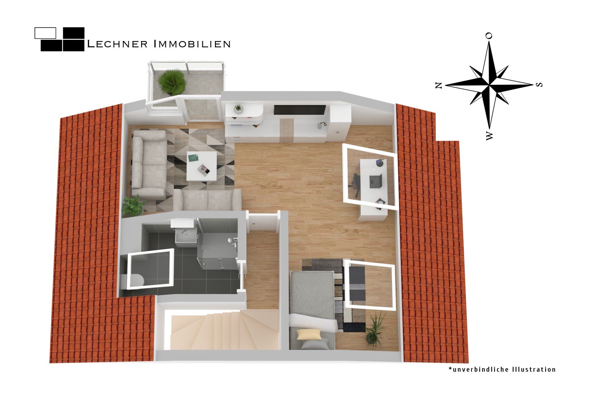 dachgeschoss benningen am neckar haus haushälfte