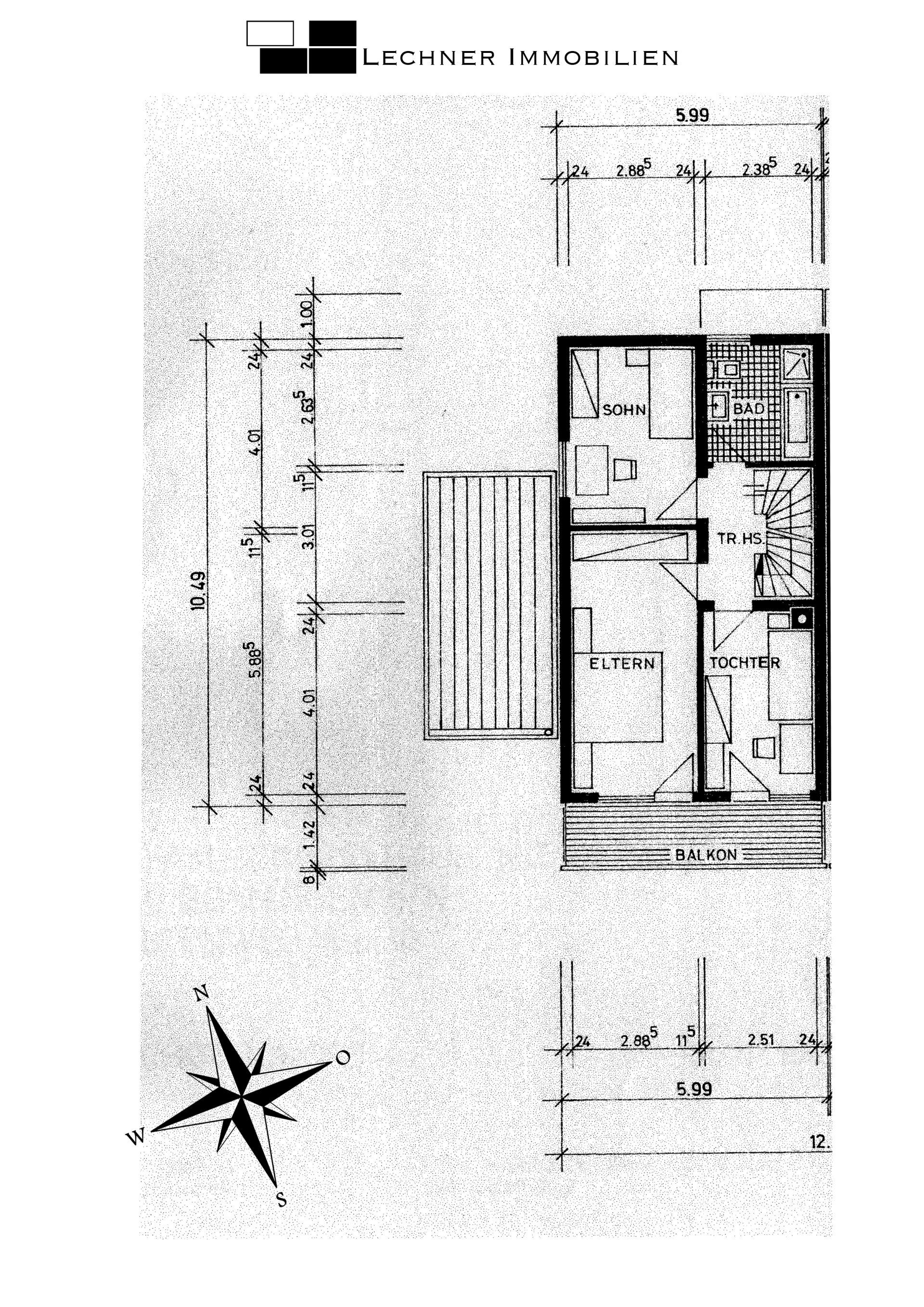 grundriss obergeschoss immobilie benningen am neckar doppelhaus