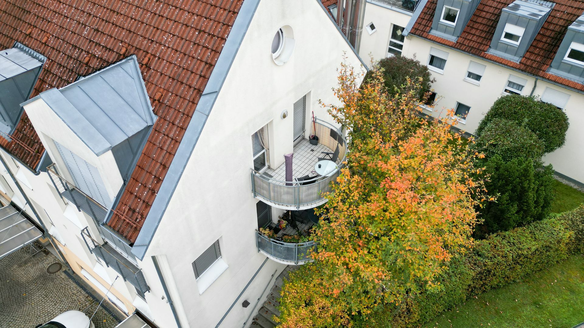 luftbild haus rechberghausen wohnung balkon