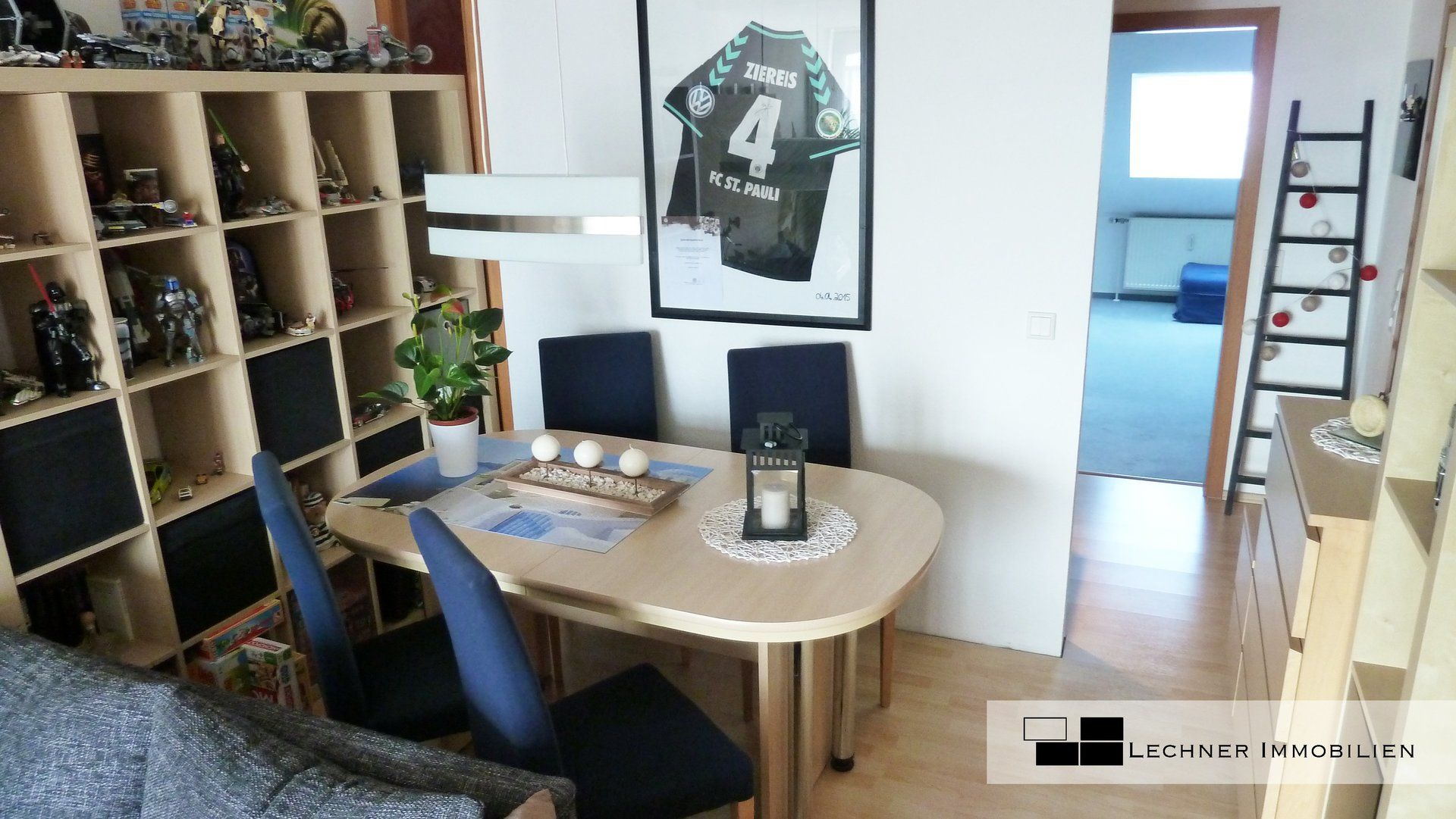 essbereich und einrichtung der wohnung