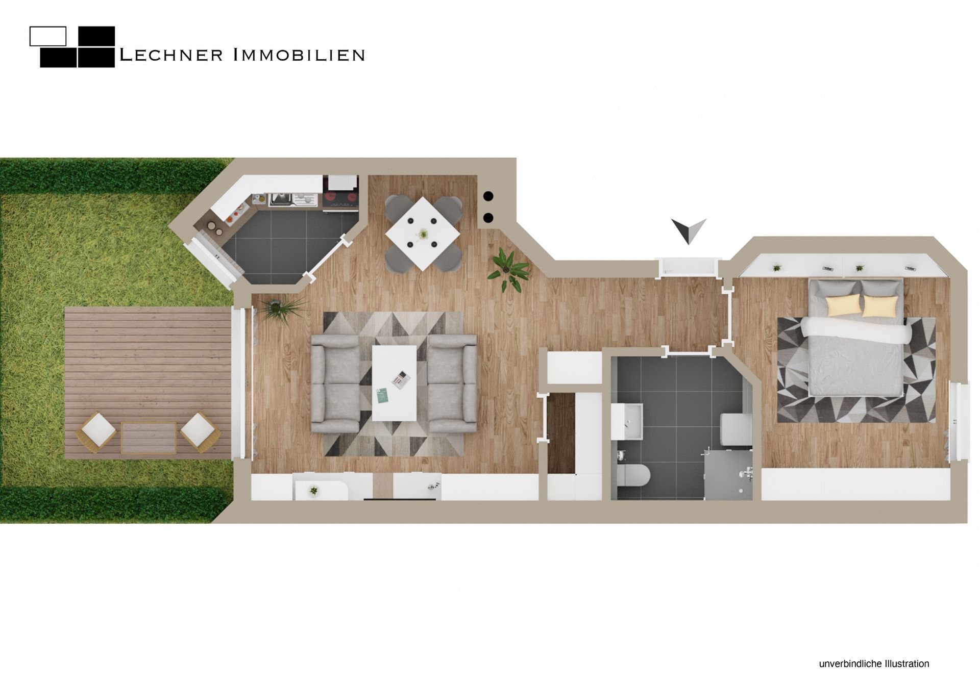 grundriss wohnung freiberg am neckar mit garten