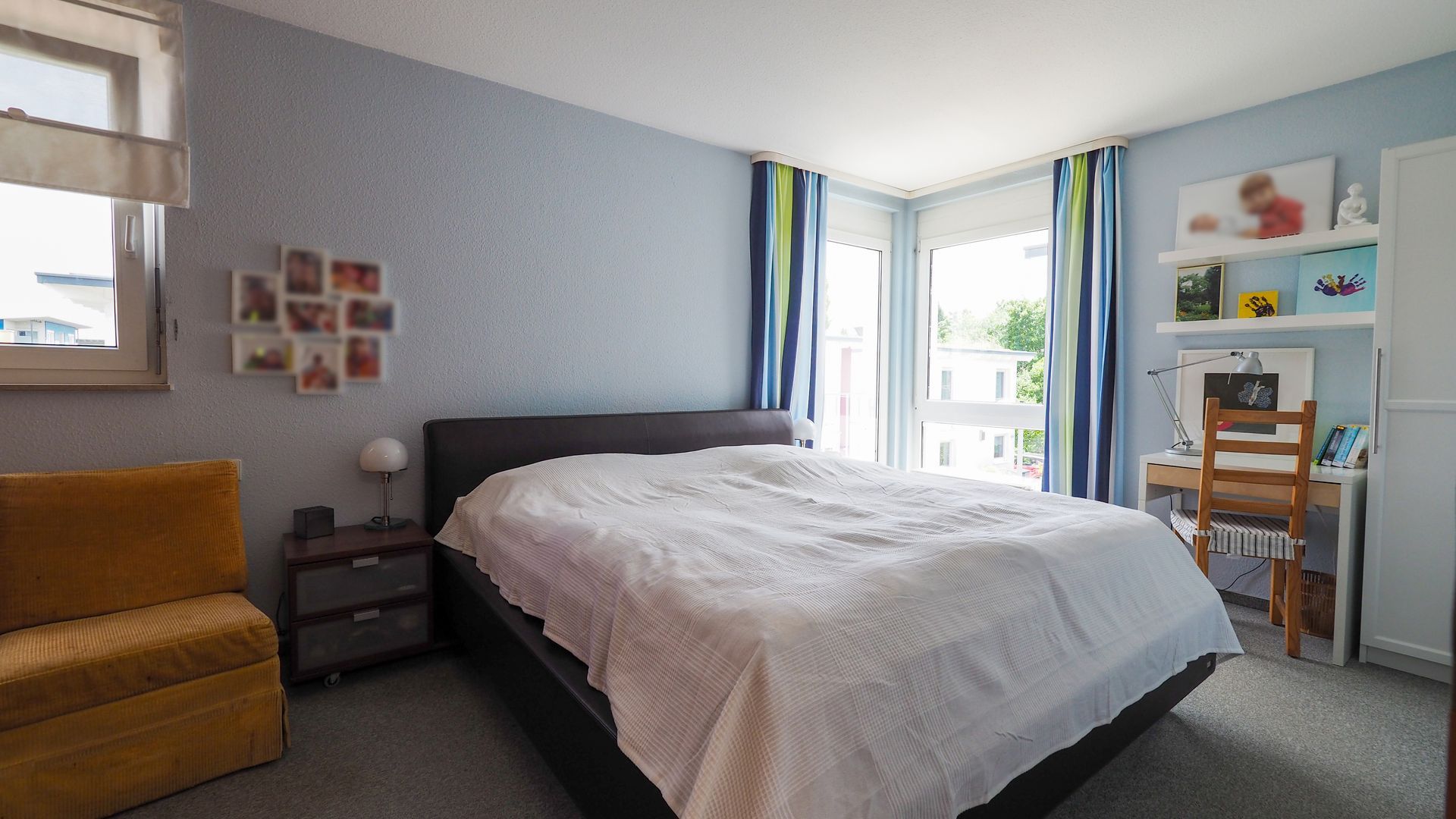 schlafzimmer bett haus einfamilienhaus ludwigsburg freistehend