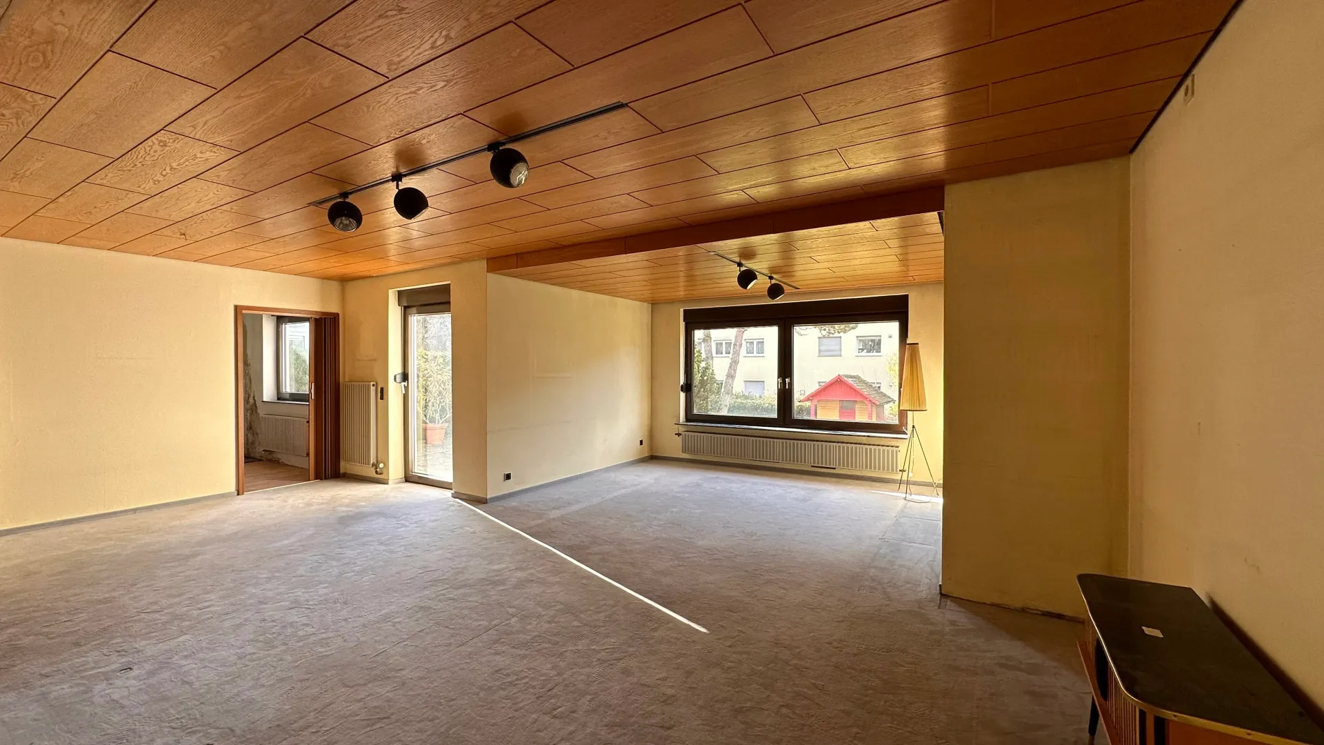 haus ludwigsburg kaufen wohnzimmer blick grundstück