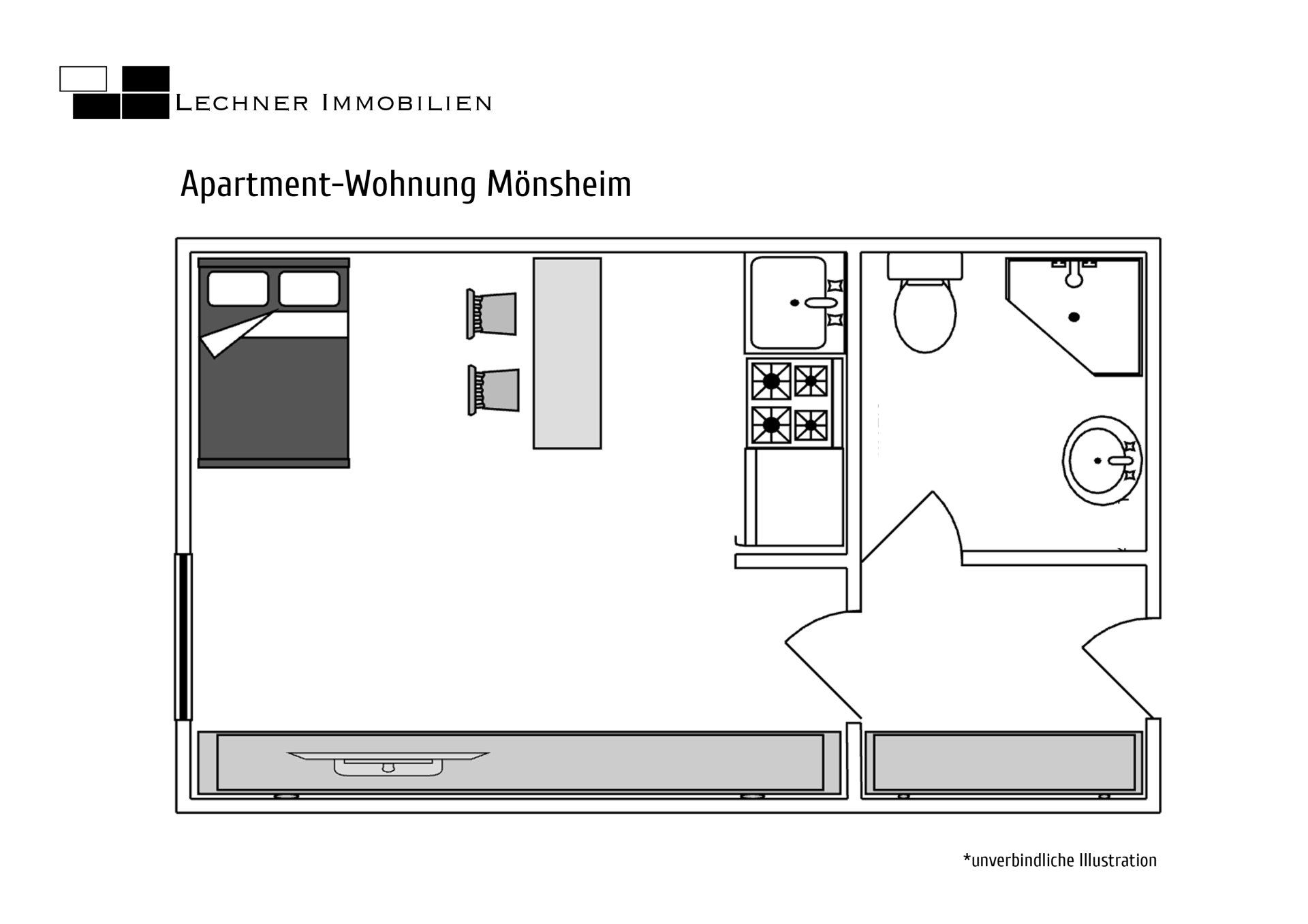 wohnung grundriss plan apartment mönsheim