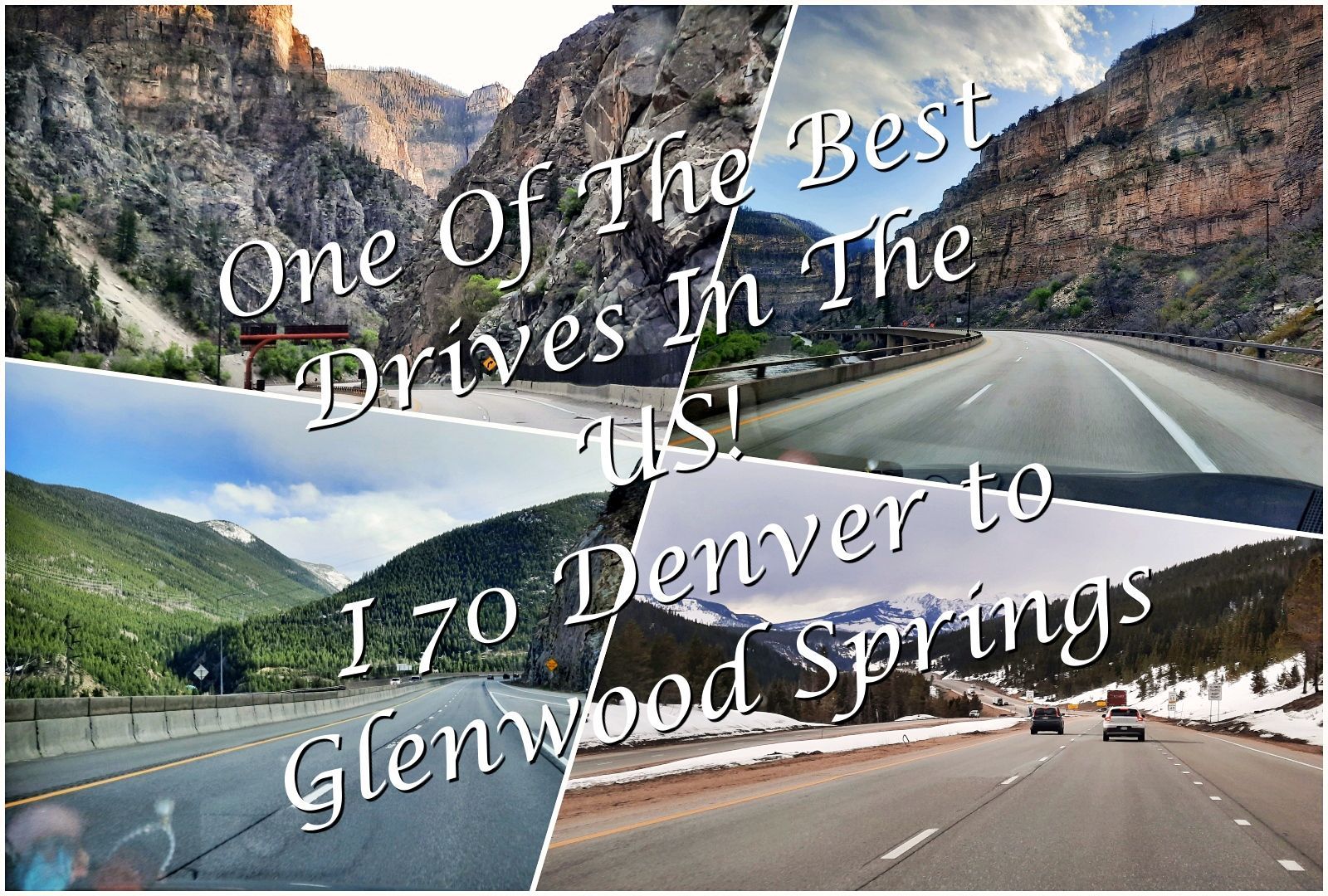 A short blog and video showing the drive along 1-70 between Denver And Glenwood Springs, Colorado.