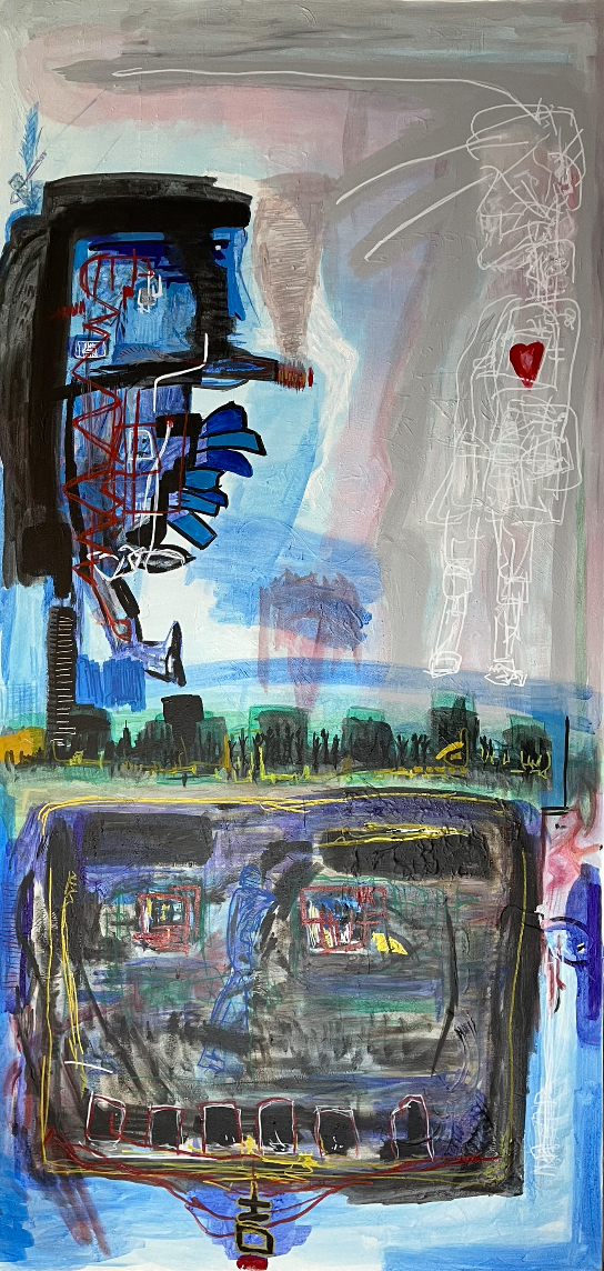 Nomenclature’ by Crispin Sturrock – large abstract work exploring identity and language