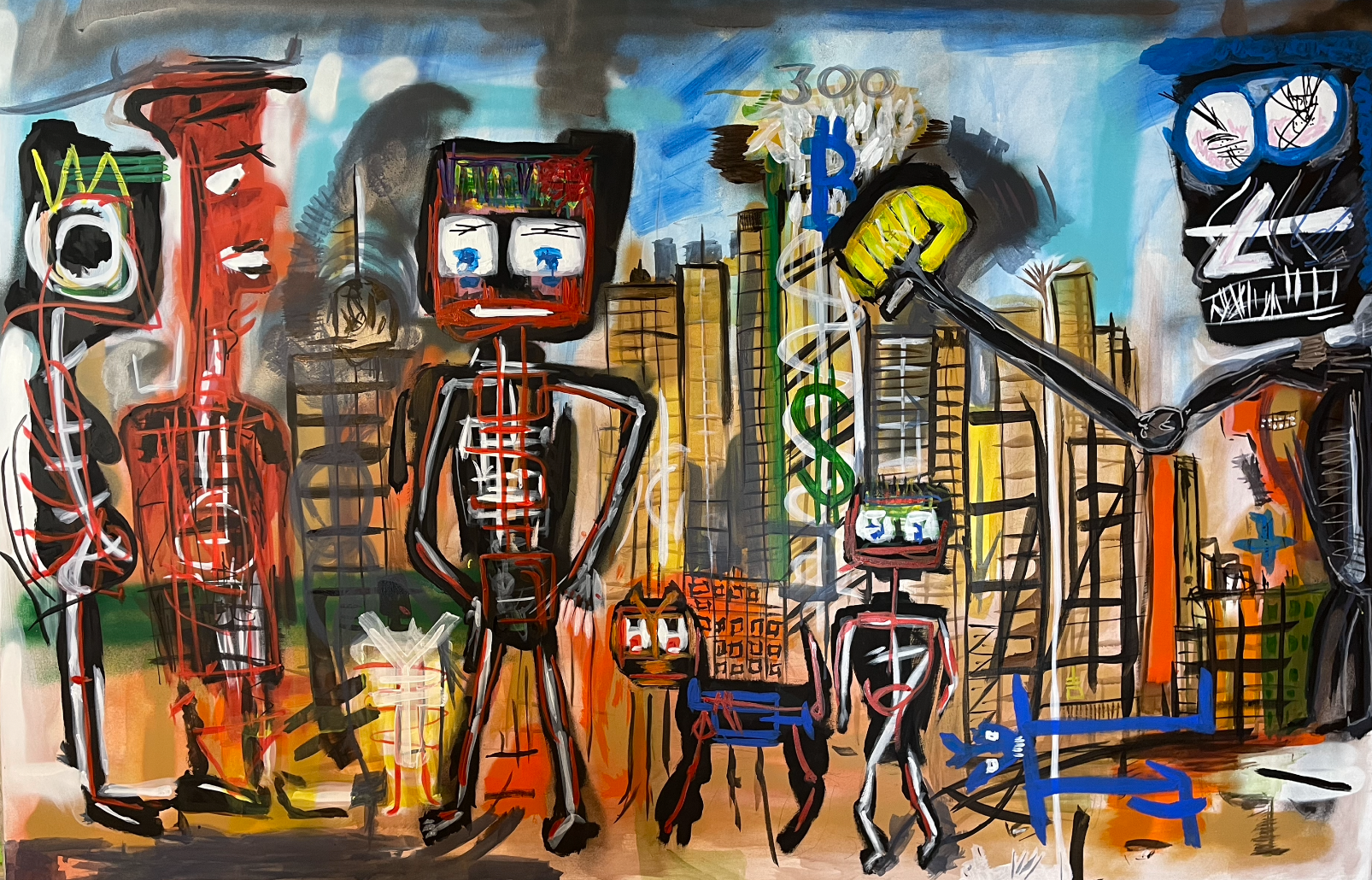 Painting ‘End of Round 1’ – a visual metaphor of endurance by Crispin Sturrock