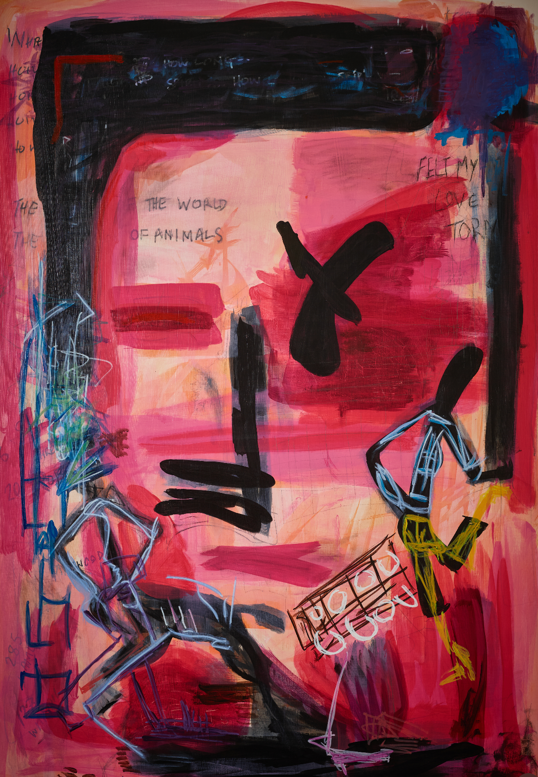 Abstract artwork ‘I Hamlet’ – Crispin Sturrock’s reflection on identity and performance