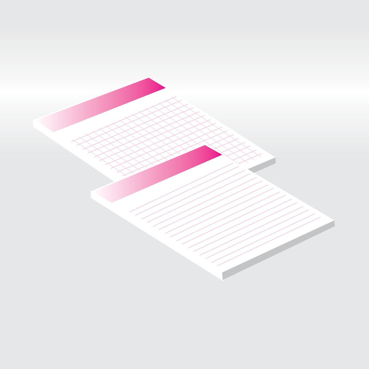 Produkte_Druckerei_CopyWorld-GmbH_Nuertingen_Druckprodukte_Blöcke_Leimbindung_kariert_liniert