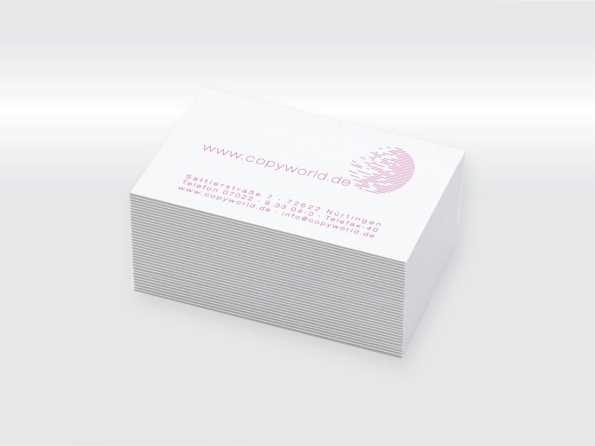 Druckerei_Copyshop_CopyWorld-GmbH_Nürtingen_Produkte_Visitenkarten_Farbe_S/W_1/0_1/1_4/0_4/4_Sonderformate_Klappkarten_Konturschnitt_Gestaltung