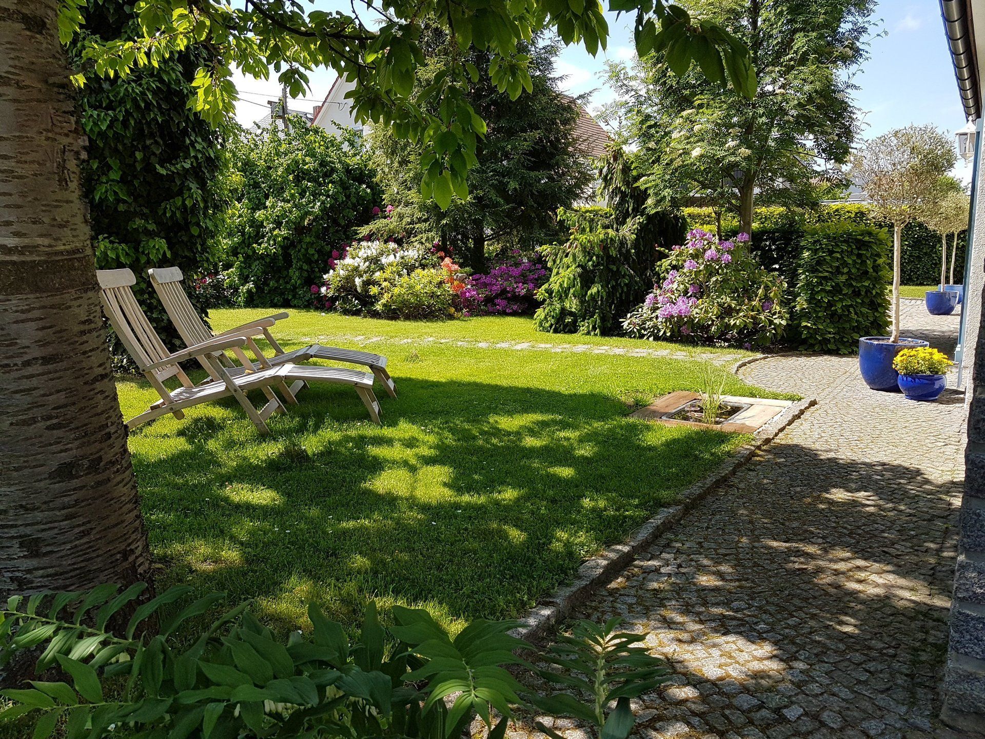 Ferienhaus Hummel-Nest Liegewiese