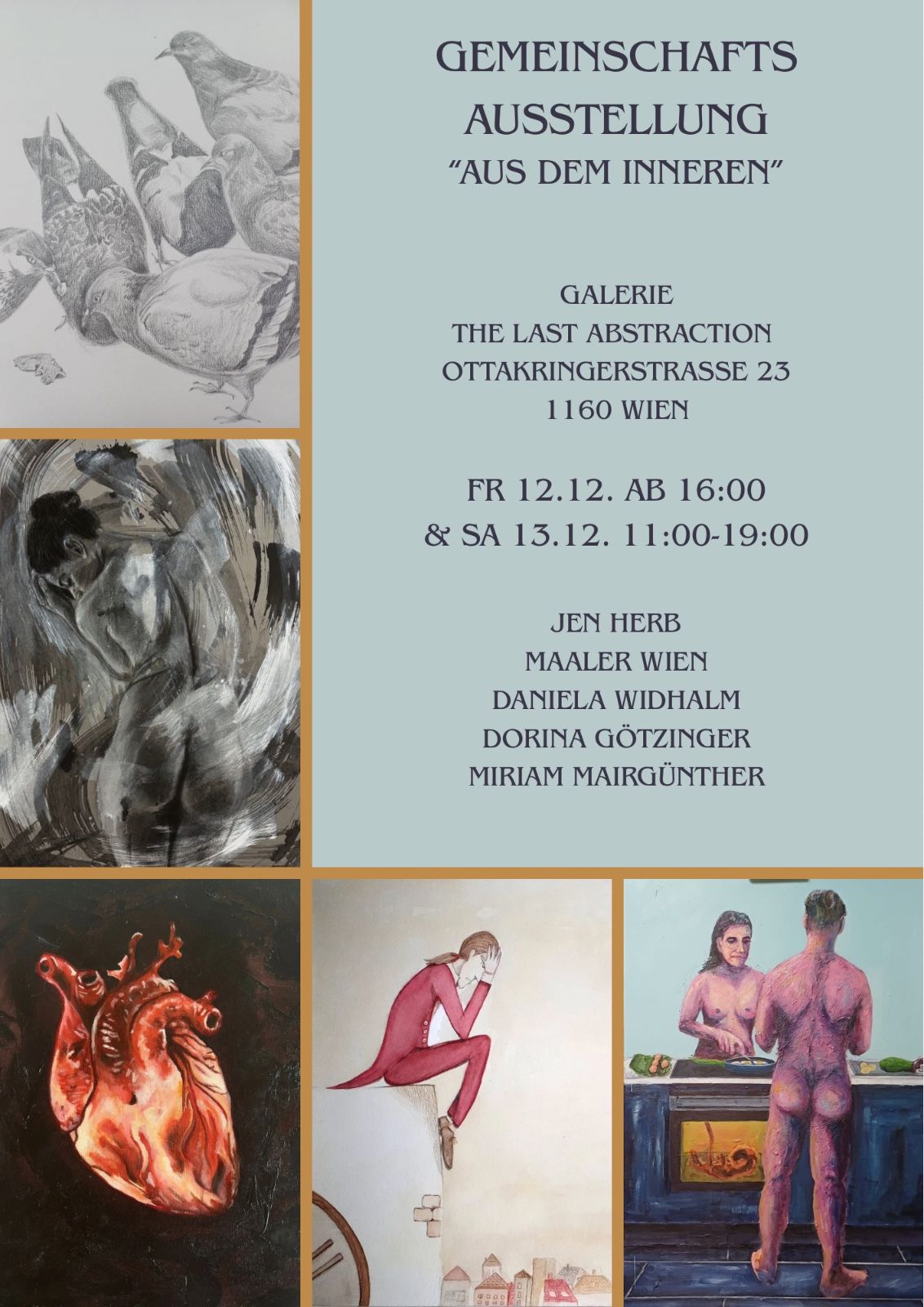 Flyer zur Gruppenausstellung