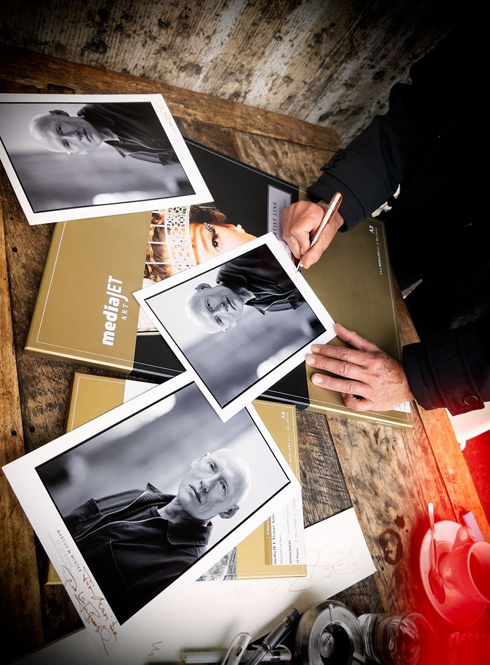 Detlef Bothe signiert Fine Art Fotografien von Marcus de Winter