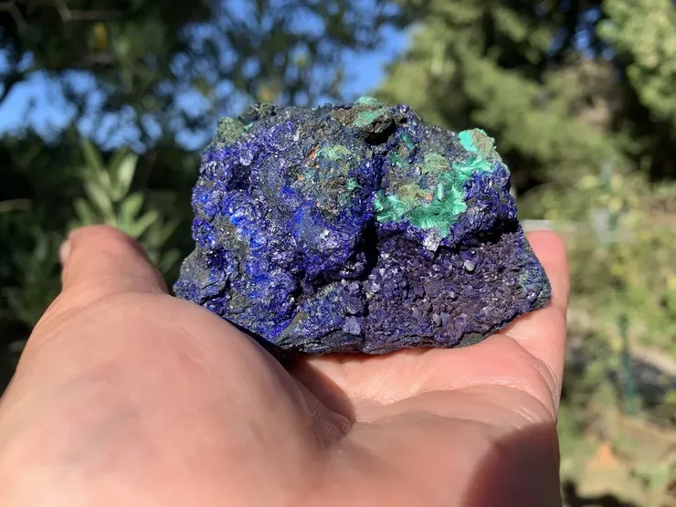 Lithothérapie : Azurite brute naturelle pierre rare