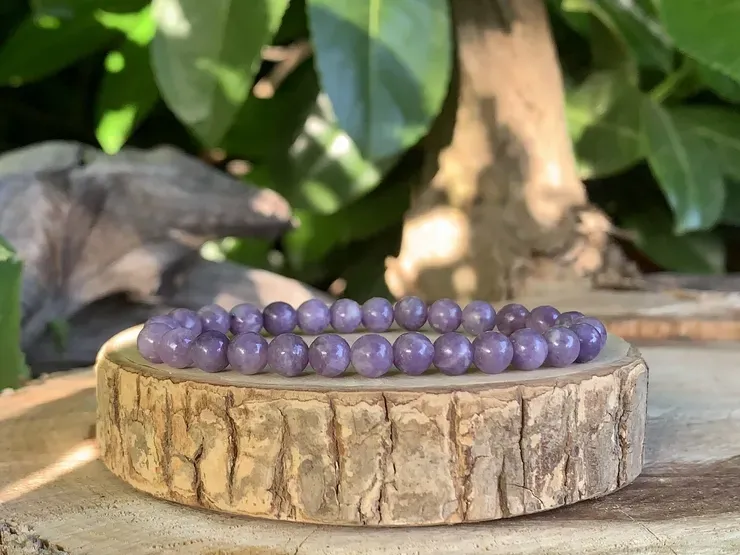 Lépidolite naturelle – Le Temple Zen Bijoux