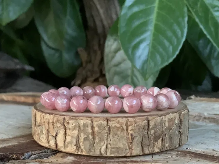 Rhodochrosite naturelle – Le Temple Zen Bijoux