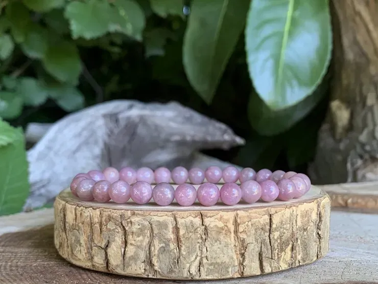 Bracelet en rubis naturel