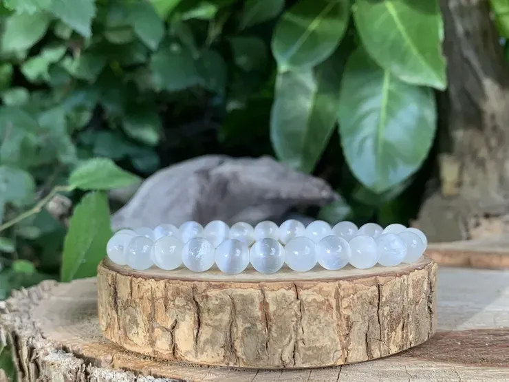 Sélénite naturelle – Le Temple Zen Bijoux
