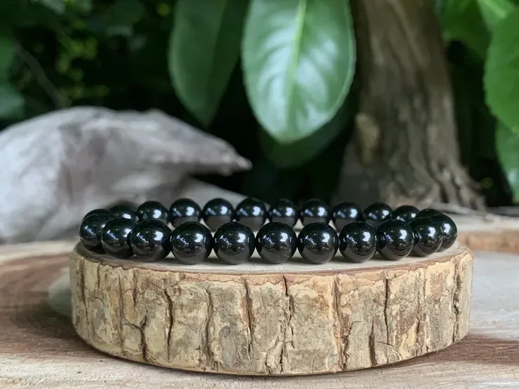 Bracelet Spinelle noir