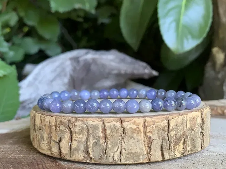 Bracelet pierre rare : La Tanzanite
