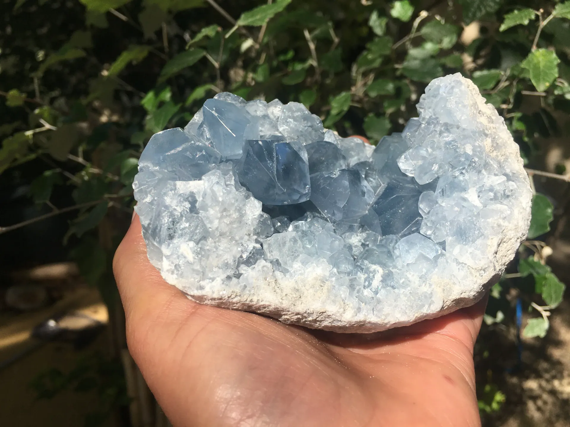 Célestine ou Célestite naturelle – Le Temple Zen Bijoux