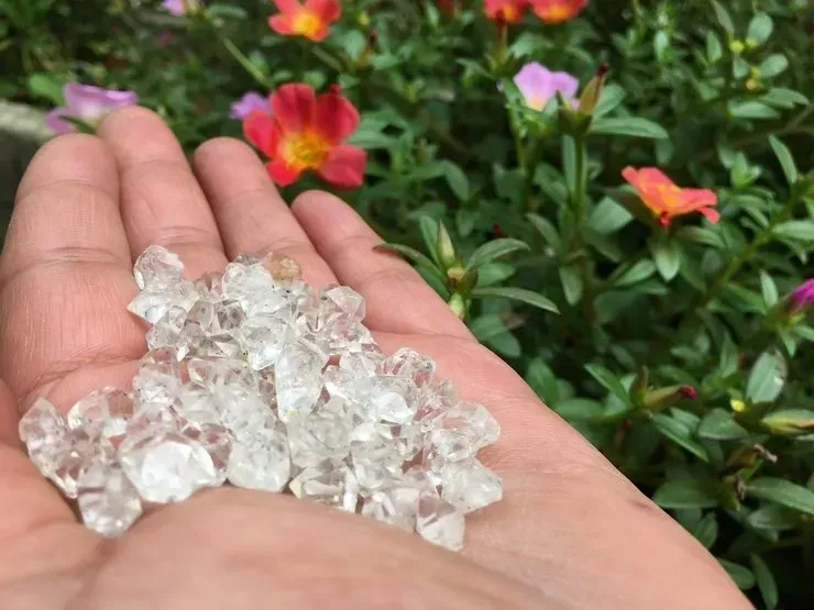 Cristaux de Herkimer naturels des États-Unis