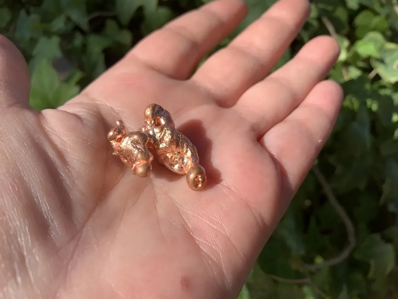 Pépite cuivre natif