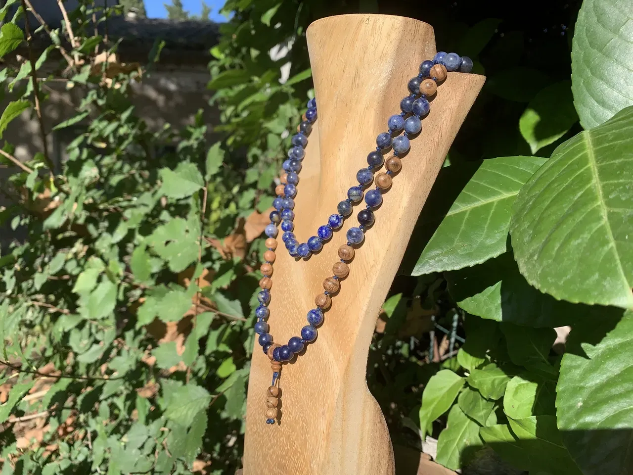 Malas 108 perles — pièces uniques en pierres naturelles