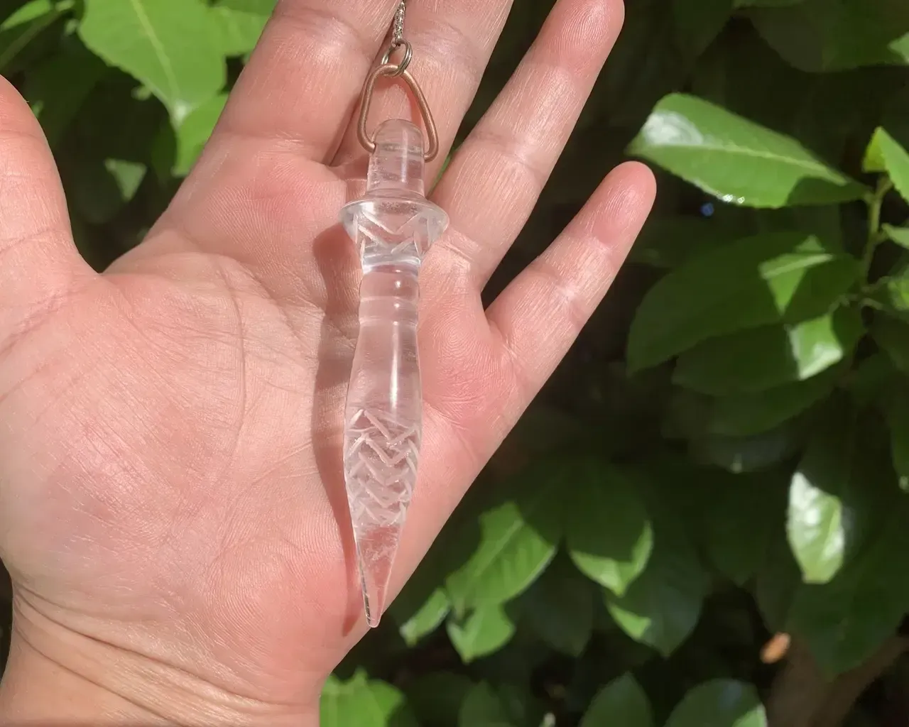 Pendule de Thot fait-main en pierre naturelle