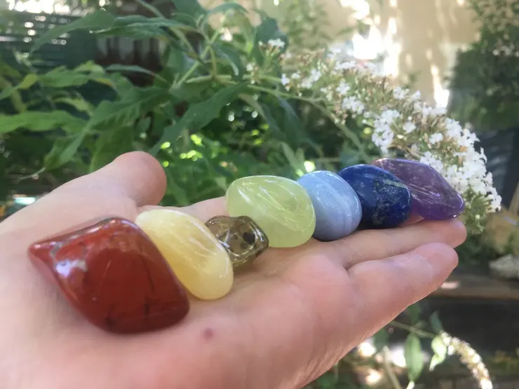 Pierres roulées naturelles 7 chakras