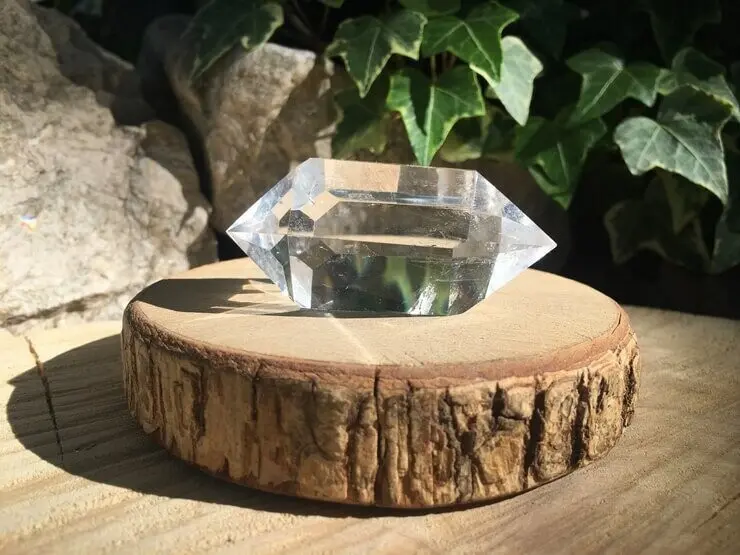 Pointe de quartz naturel