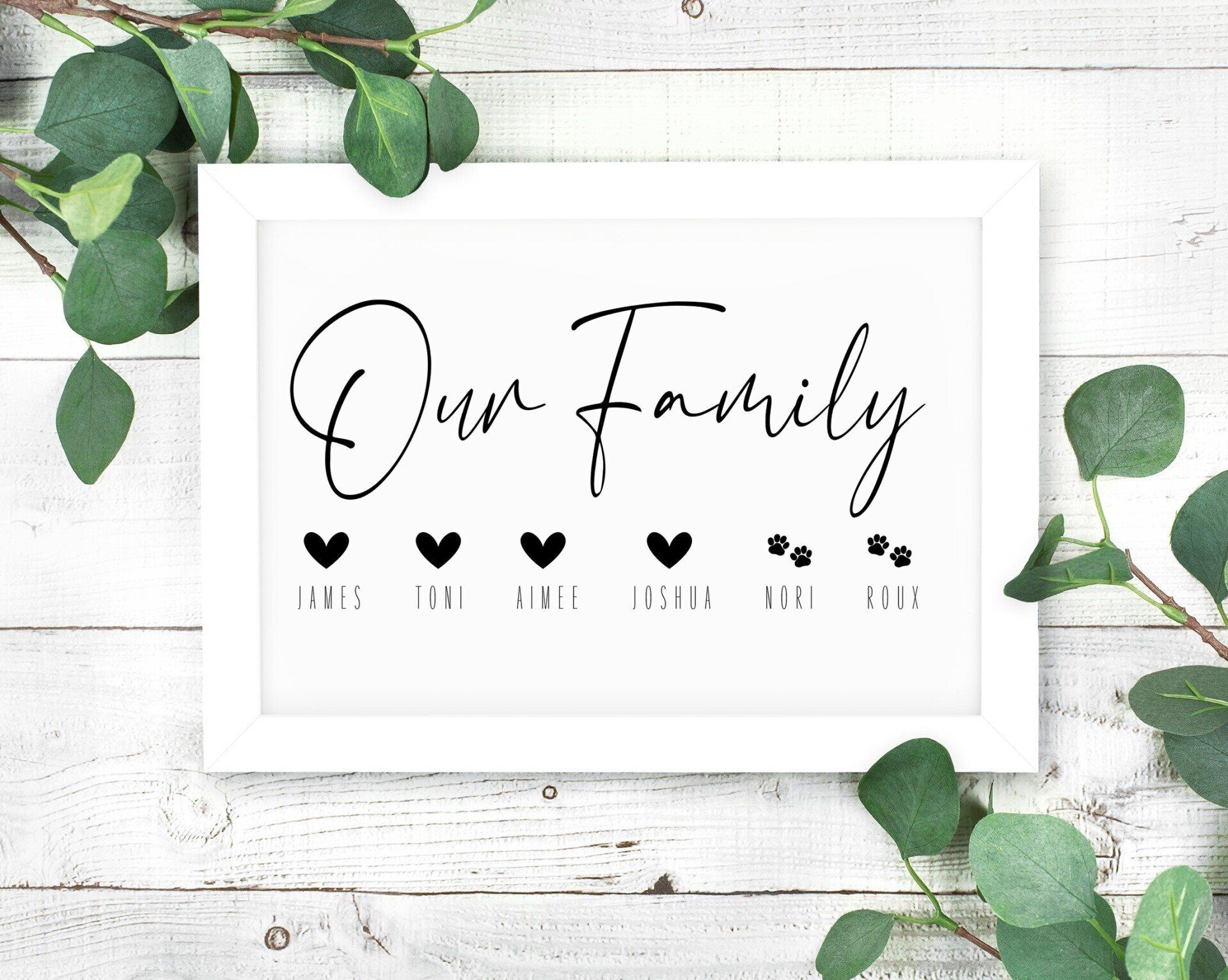 Personalised Family Prints