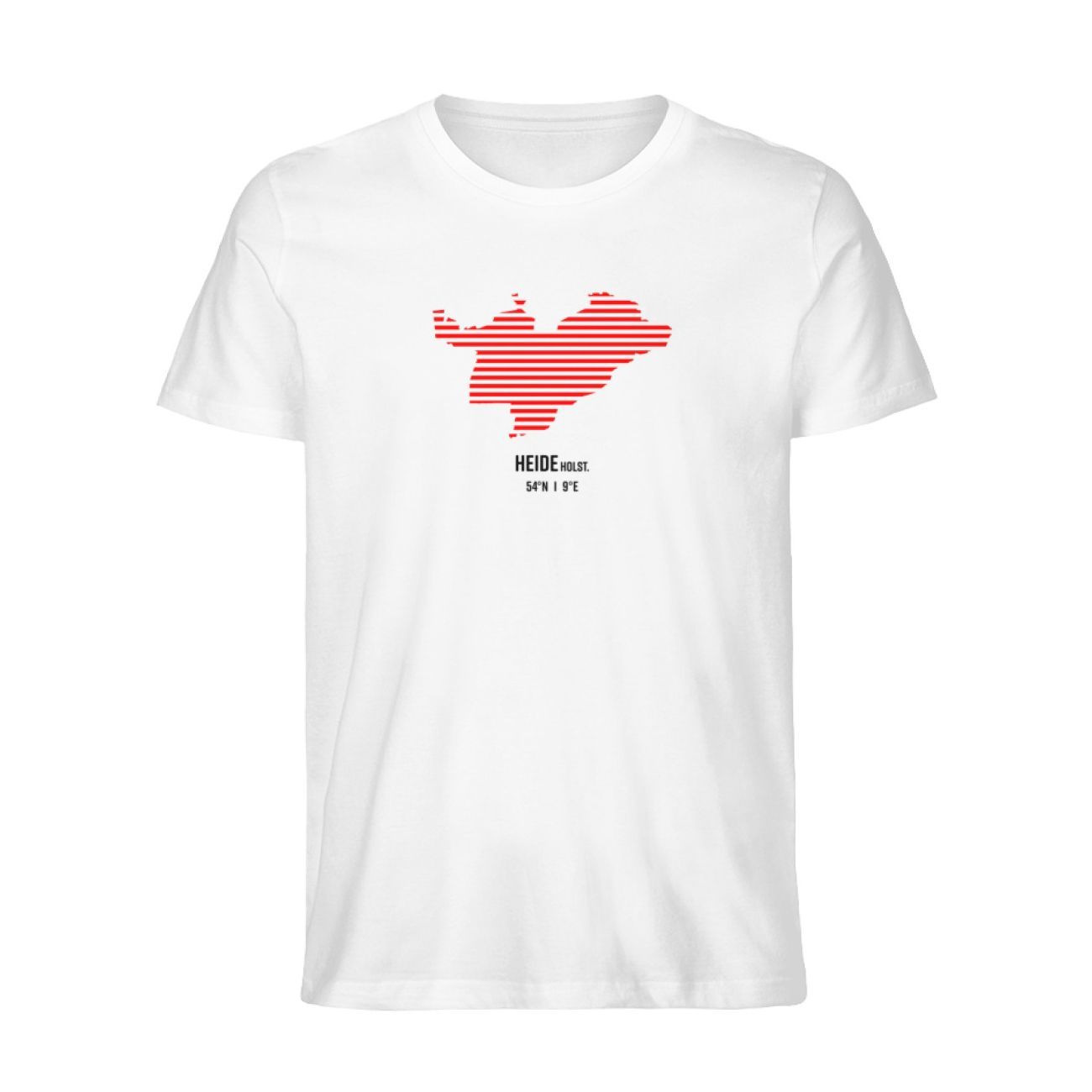 T-Shirt Herren Weiß Heide