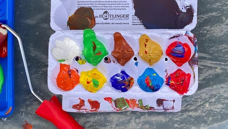 Farbe zum Mischen