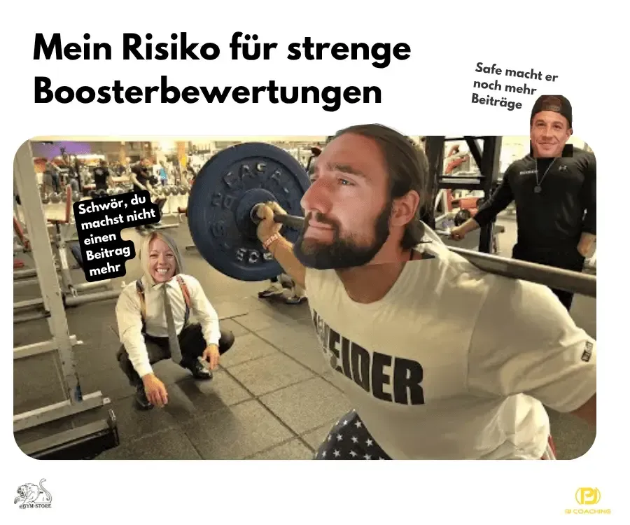Das Team Gym-Store Meme Meme zum GymStore Beintraining mit Jesuz und Janine