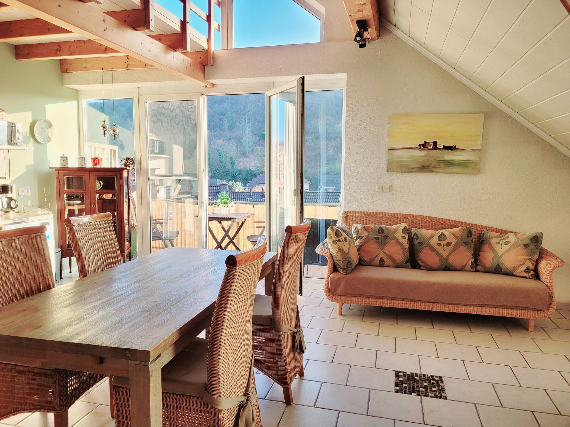 Ferienwohnung mit Balkon