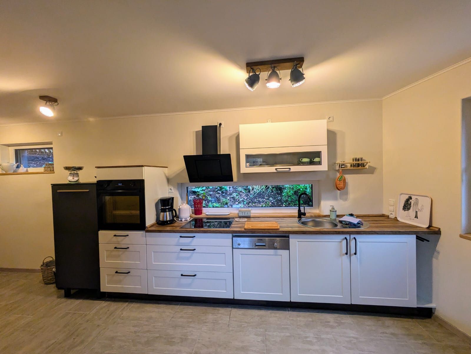 Wohnküche für Kochliebhaber mit Spülmaschine