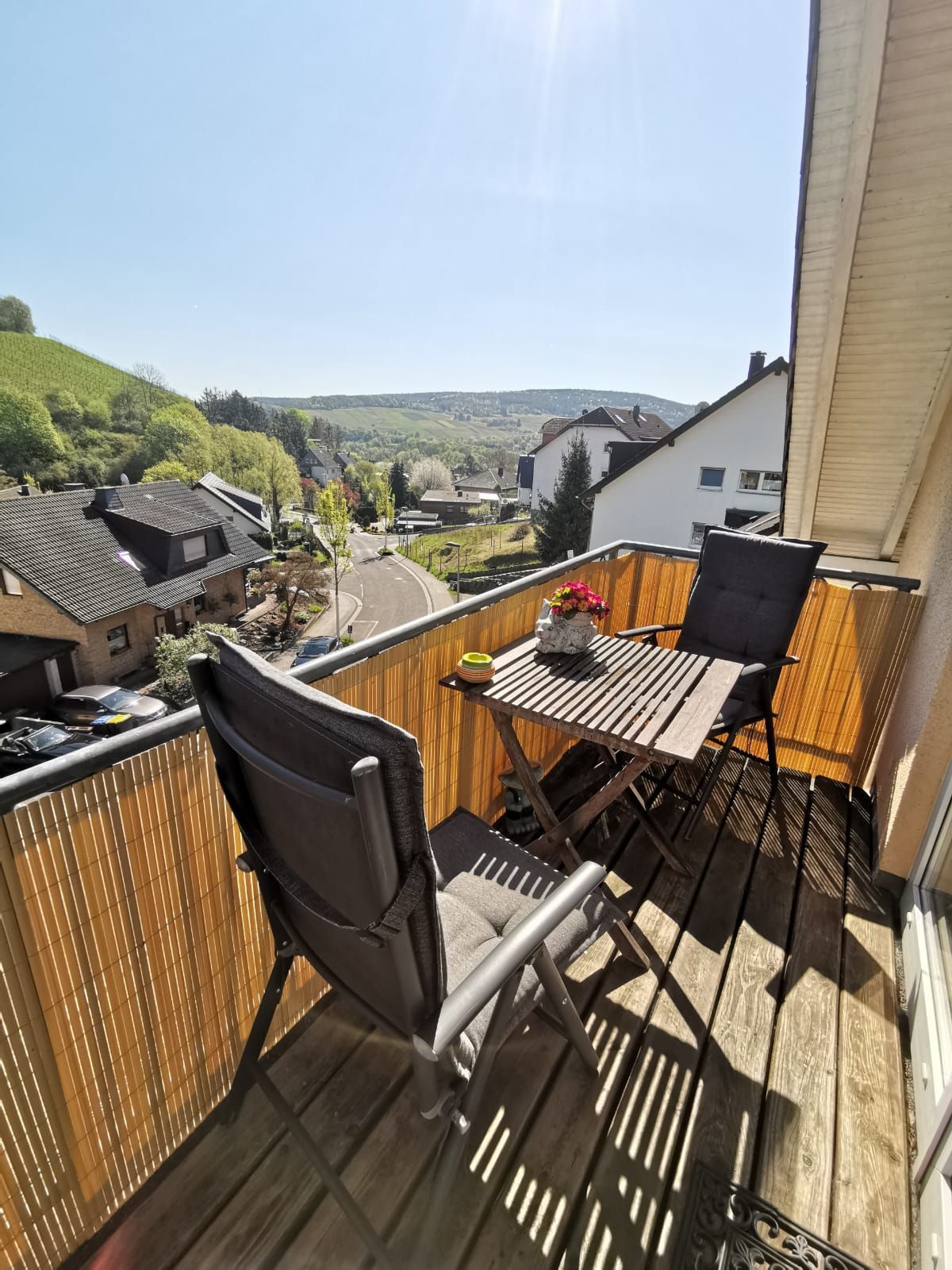 Aussicht vom Balkon