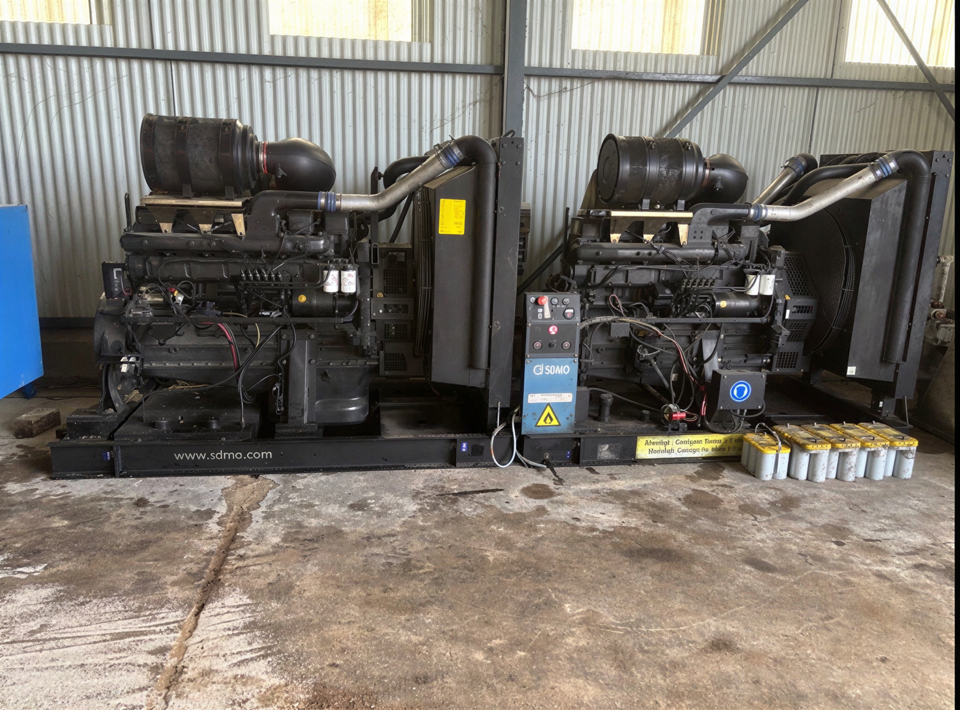 Rachat de deux moteurs Volvo Penta TAD1630 diesel 500 kw